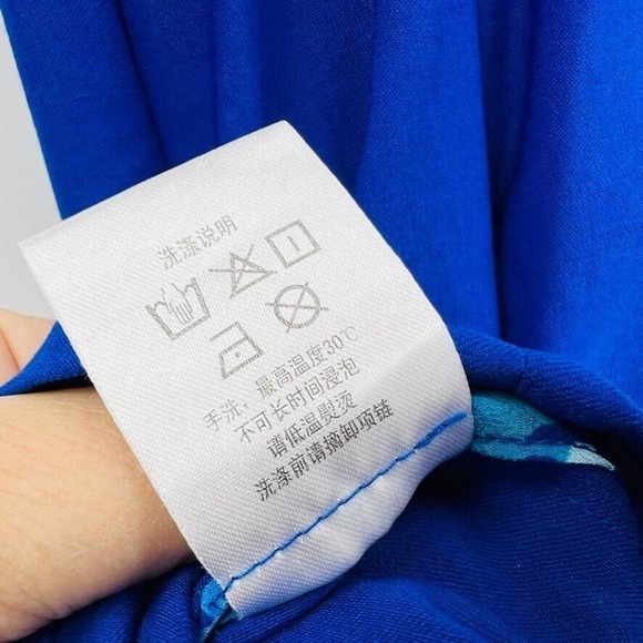 Only Edge Collection Womens M Solo Party Dress Glam Blue - Picture 9 of 9